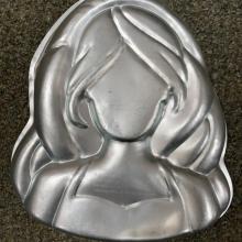 lady face cake pan